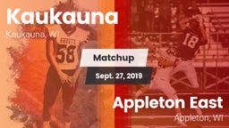 Matchup: Kaukauna  vs. Appleton East  2019