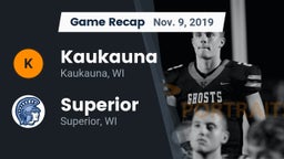 Recap: Kaukauna  vs. Superior  2019