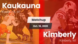 Matchup: Kaukauna  vs. Kimberly  2020