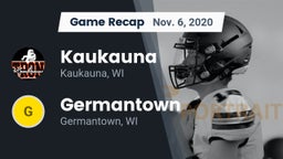 Recap: Kaukauna  vs. Germantown  2020