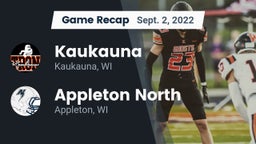 Recap: Kaukauna  vs. Appleton North  2022