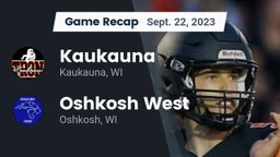 Recap: Kaukauna  vs. Oshkosh West  2023