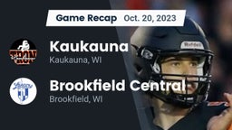 Recap: Kaukauna  vs. Brookfield Central  2023
