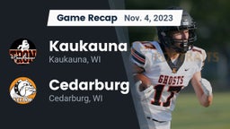Recap: Kaukauna  vs. Cedarburg  2023