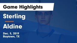 Sterling  vs Aldine  Game Highlights - Dec. 5, 2019