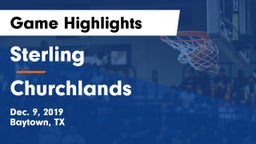 Sterling  vs Churchlands Game Highlights - Dec. 9, 2019