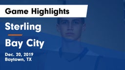 Sterling  vs Bay City Game Highlights - Dec. 20, 2019