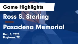 Ross S. Sterling  vs Pasadena Memorial  Game Highlights - Dec. 5, 2020