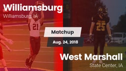 Matchup: Williamsburg High vs. West Marshall  2018