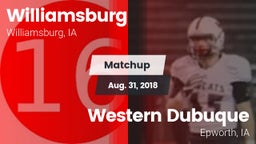 Matchup: Williamsburg High vs. Western Dubuque  2018