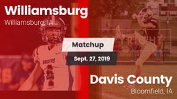 Matchup: Williamsburg High vs. Davis County  2019