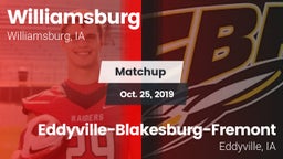 Matchup: Williamsburg High vs. Eddyville-Blakesburg-Fremont 2019