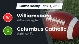 Recap: Williamsburg  vs. Columbus Catholic  2019