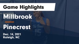 Millbrook  vs Pinecrest  Game Highlights - Dec. 14, 2021