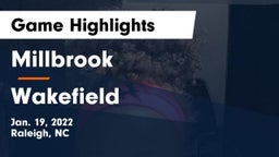 Millbrook  vs Wakefield  Game Highlights - Jan. 19, 2022