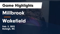 Millbrook  vs Wakefield  Game Highlights - Feb. 3, 2023