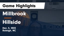 Millbrook  vs Hillside  Game Highlights - Dec. 5, 2023
