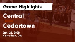 Central  vs Cedartown  Game Highlights - Jan. 24, 2020