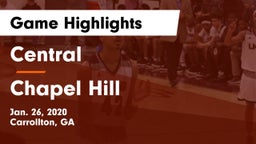 Central  vs Chapel Hill  Game Highlights - Jan. 26, 2020