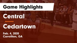 Central  vs Cedartown  Game Highlights - Feb. 4, 2020