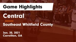 Central  vs Southeast Whitfield County Game Highlights - Jan. 20, 2021
