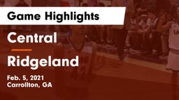 Central  vs Ridgeland  Game Highlights - Feb. 5, 2021