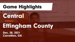 Central  vs Effingham County  Game Highlights - Dec. 28, 2021