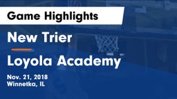 New Trier  vs Loyola Academy  Game Highlights - Nov. 21, 2018