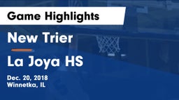 New Trier  vs La Joya HS Game Highlights - Dec. 20, 2018
