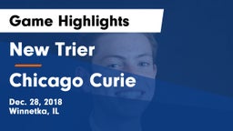 New Trier  vs Chicago Curie Game Highlights - Dec. 28, 2018