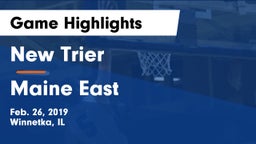 New Trier  vs Maine East  Game Highlights - Feb. 26, 2019