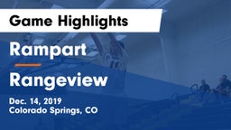 Rampart  vs Rangeview  Game Highlights - Dec. 14, 2019