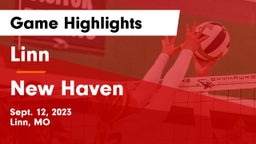 Linn  vs New Haven  Game Highlights - Sept. 12, 2023