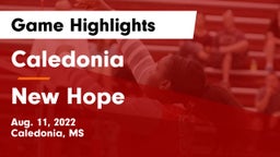 Caledonia  vs New Hope  Game Highlights - Aug. 11, 2022