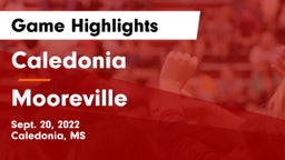 Caledonia  vs Mooreville  Game Highlights - Sept. 20, 2022