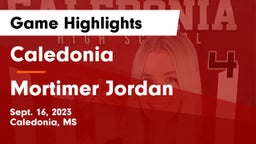 Caledonia  vs Mortimer Jordan  Game Highlights - Sept. 16, 2023