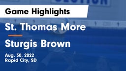 St. Thomas More  vs Sturgis Brown  Game Highlights - Aug. 30, 2022