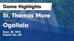 St. Thomas More  vs Ogallala  Game Highlights - Sept. 30, 2022
