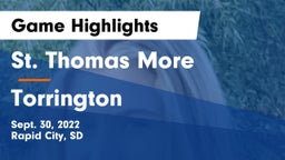St. Thomas More  vs Torrington  Game Highlights - Sept. 30, 2022