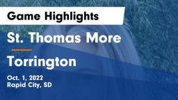 St. Thomas More  vs Torrington  Game Highlights - Oct. 1, 2022