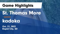 St. Thomas More  vs kadoka  Game Highlights - Oct. 21, 2022