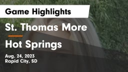 St. Thomas More  vs Hot Springs  Game Highlights - Aug. 24, 2023