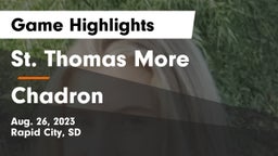 St. Thomas More  vs Chadron  Game Highlights - Aug. 26, 2023
