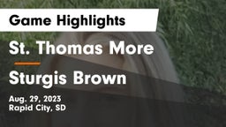 St. Thomas More  vs Sturgis Brown  Game Highlights - Aug. 29, 2023