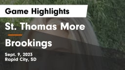 St. Thomas More  vs Brookings  Game Highlights - Sept. 9, 2023
