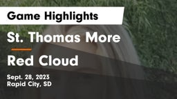 St. Thomas More  vs Red Cloud Game Highlights - Sept. 28, 2023