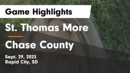 St. Thomas More  vs Chase County  Game Highlights - Sept. 29, 2023