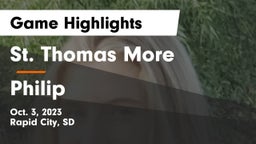 St. Thomas More  vs Philip Game Highlights - Oct. 3, 2023