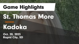 St. Thomas More  vs Kadoka Game Highlights - Oct. 20, 2023