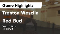Trenton Wesclin  vs Red Bud  Game Highlights - Jan. 27, 2022
